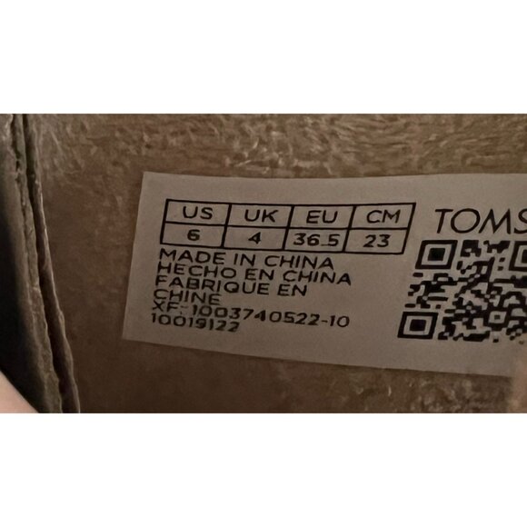 TOMS Women's Lea Macadamia Mini Cheetah Printed Suede Booties Boots Size 6 - Picture 10 of 10